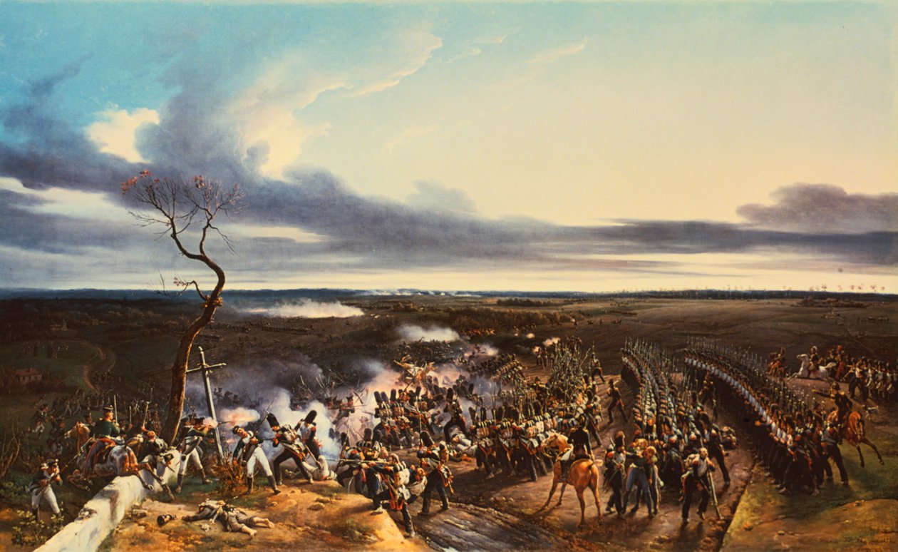 Die Schlacht von Montmirail, 11. Februar 1814, 1822 von Emile Jean Horace Vernet