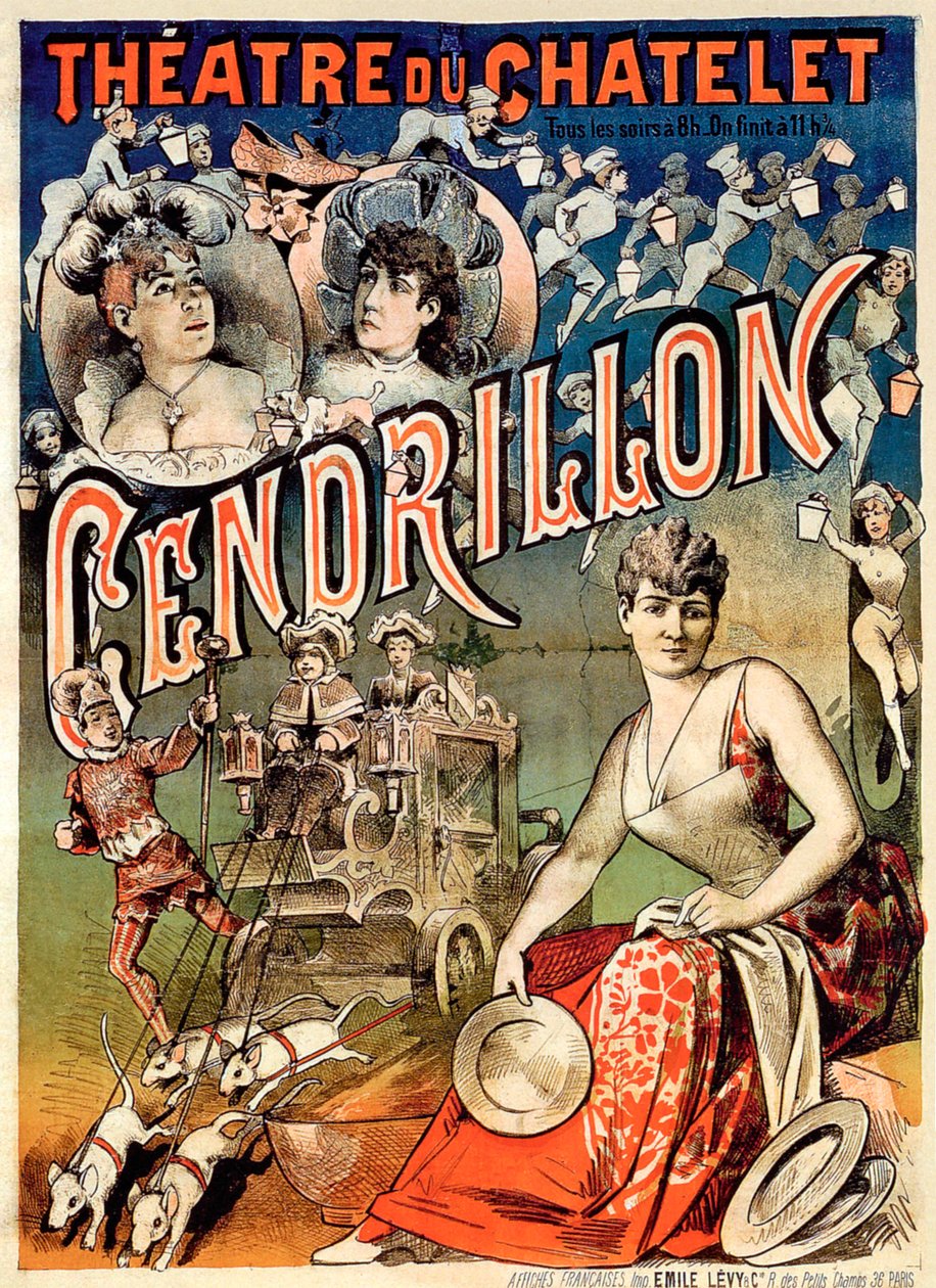 "Cendrillon ou la Pantoufle merveilleuse", Théâtre du Châtelet, Paris von Emile Levy