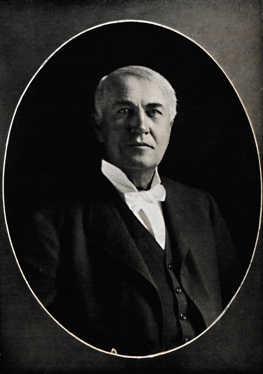 Thomas Edison, der Zauberer des Westens, ca. 1880er, 1914 von Emilie Bieber