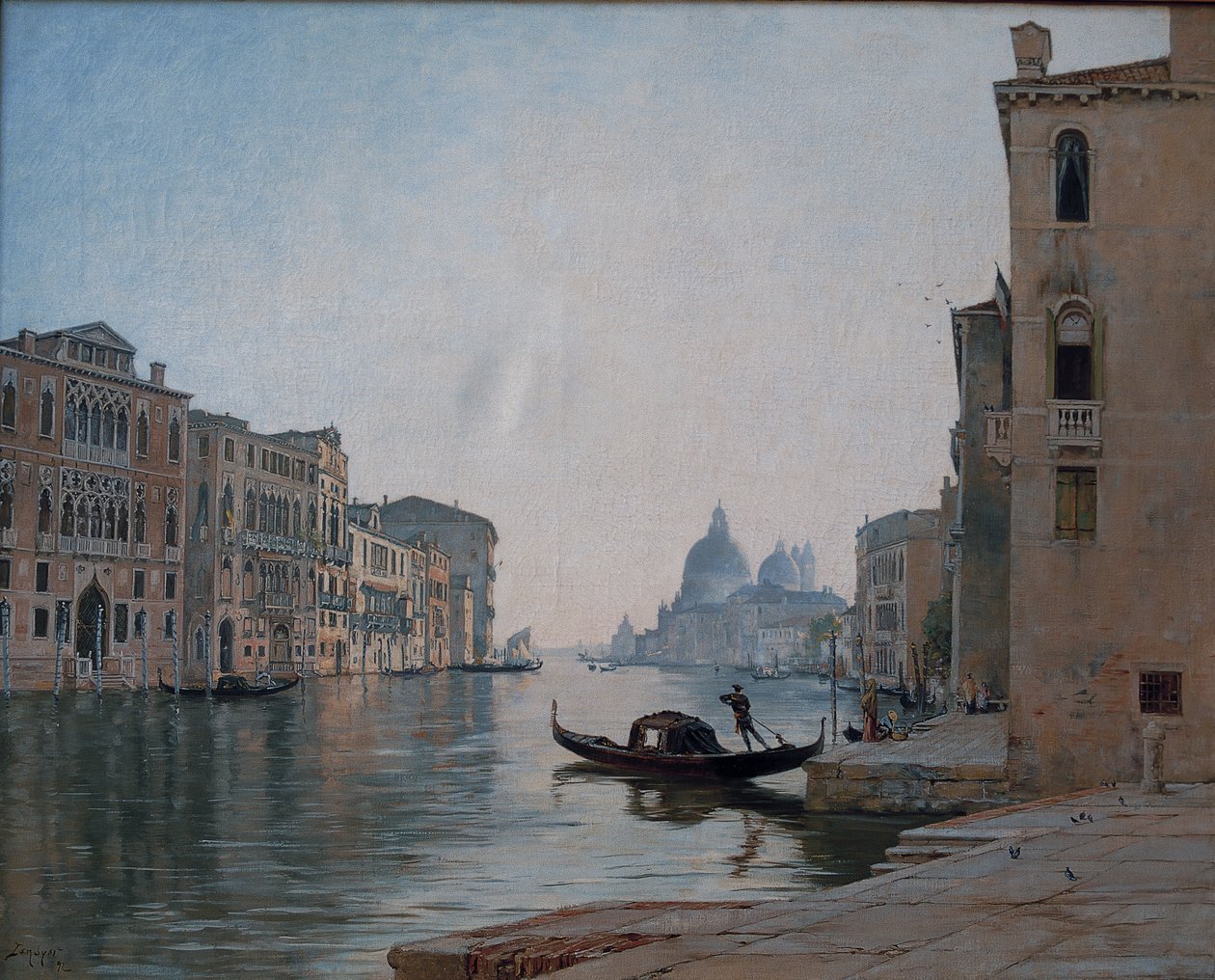 Venedig, der Canal Grande, September 1892 von Emmanuel Lansyer