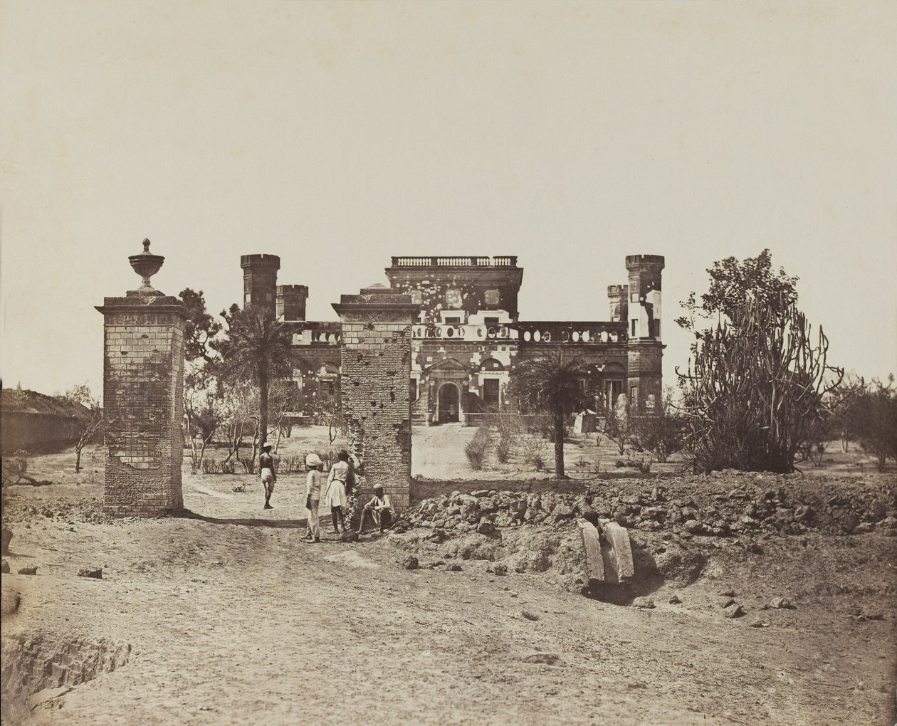 Verlassenes Haus, ca. 1858 von English Photographer