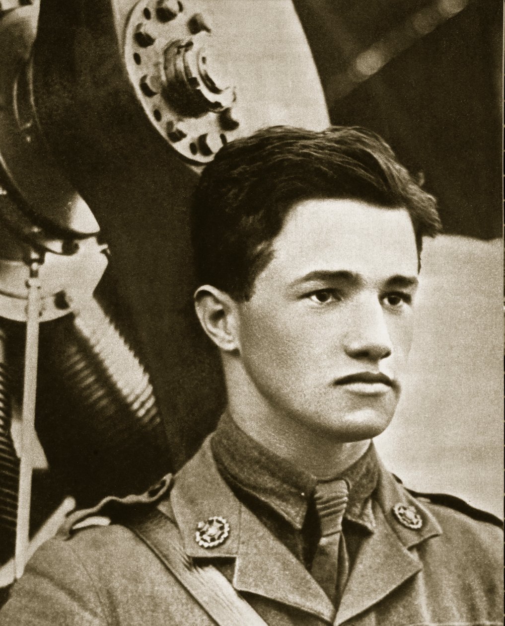Junge, der ein Kampfstern wurde (Photogravur) von English Photographer
