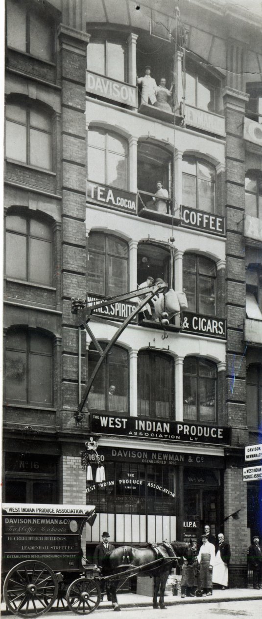 Davison Newman und Co, Creechurch Lane, London um 1920 von English Photographer