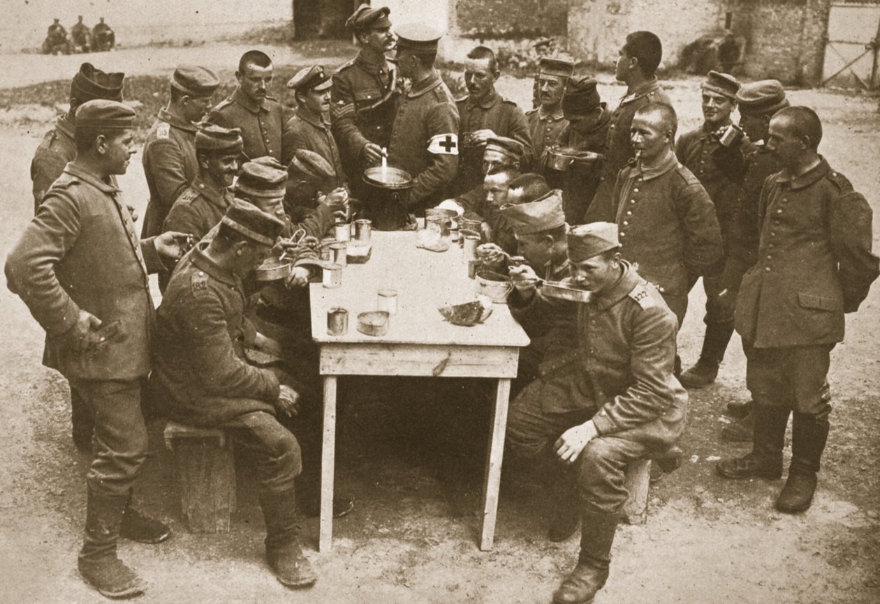 Die Behandlung deutscher Kriegsgefangener nach ihrer Gefangennahme von English Photographer