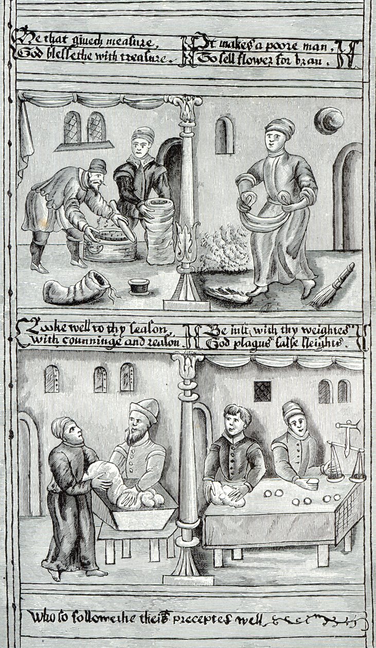 Bäcker von York, A.D, 1595-96 von English School