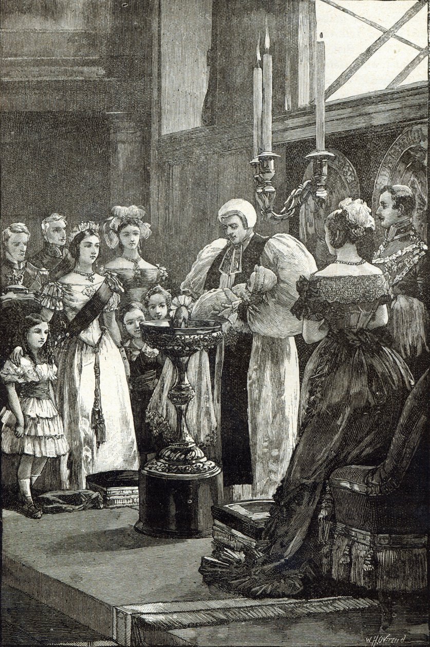 Taufe der Prinzessin Louise in der Kapelle des Buckingham Palace von English School