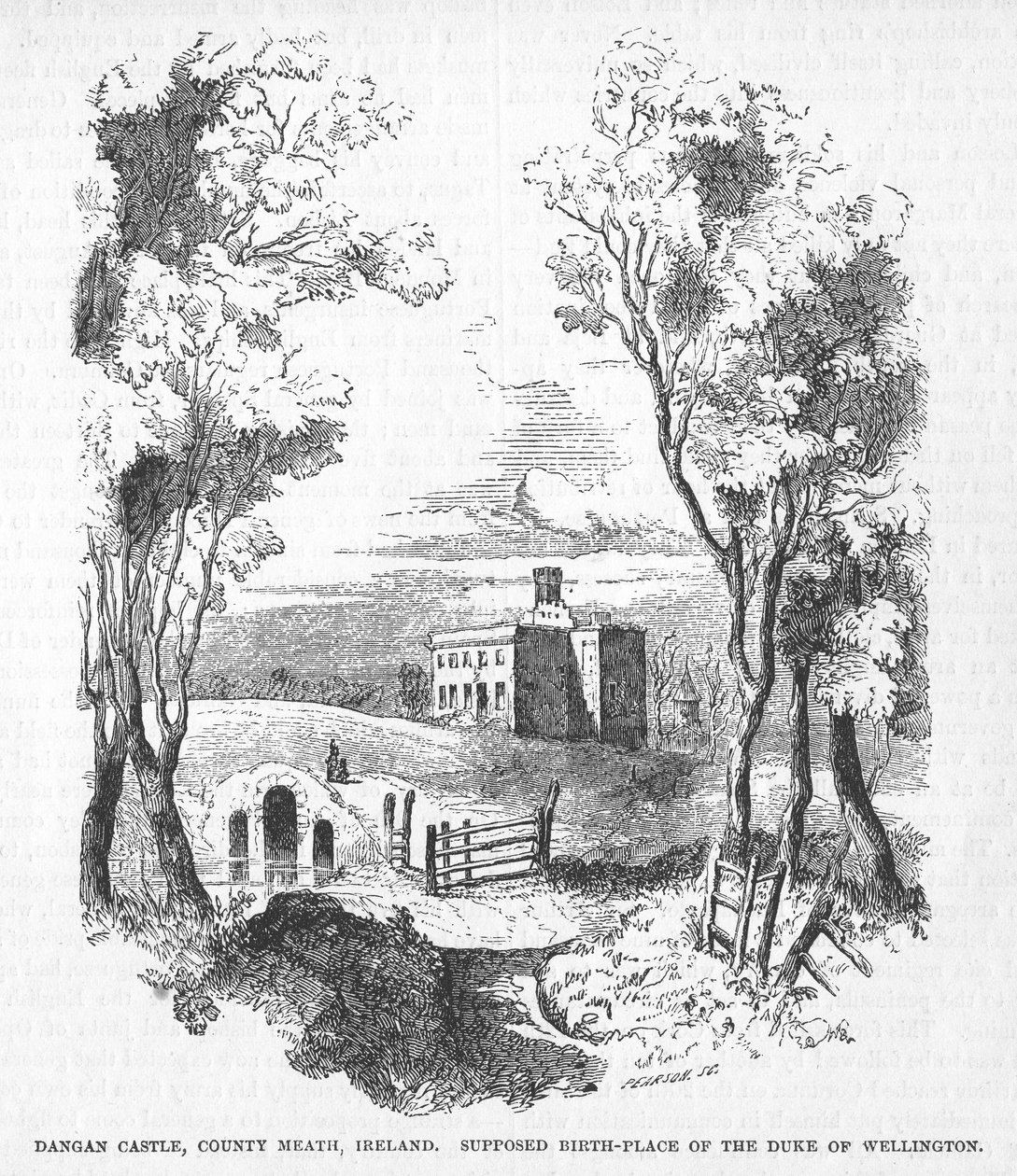 Dangan Castle, County Meath, Irland von English School