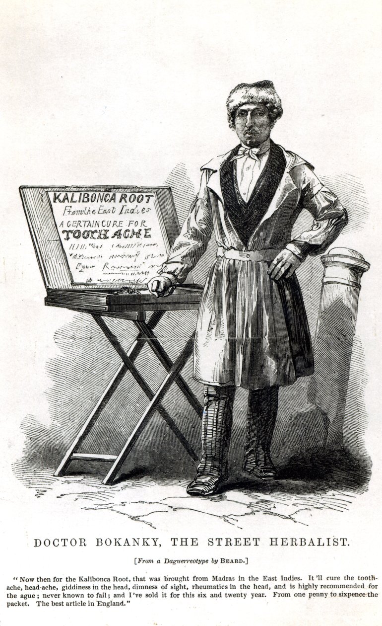 Doktor Bokanky, der Straßenkräuterhändler von English School