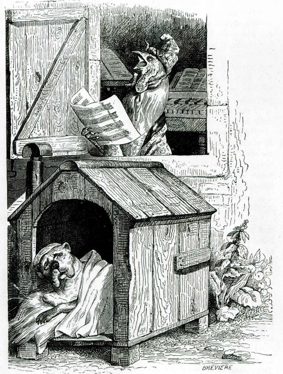 Hund schläft und Hahn singt, aus J. Thomsons 
