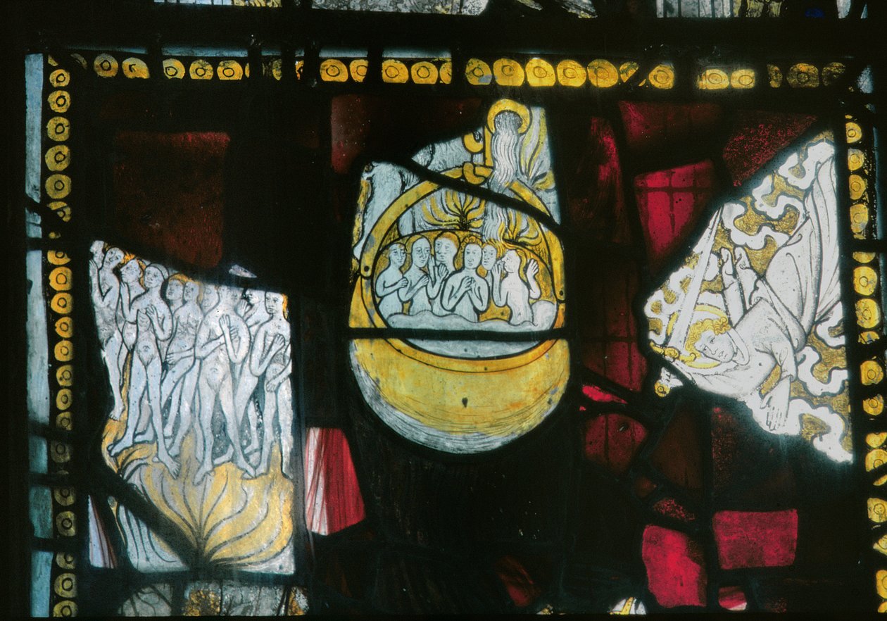 Jüngstes Gericht (Detail), 15. Jahrhundert von English School