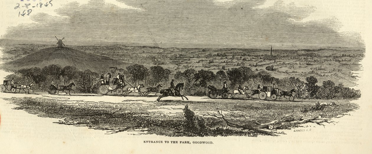 Eingang zum Park, Goodwood, aus 