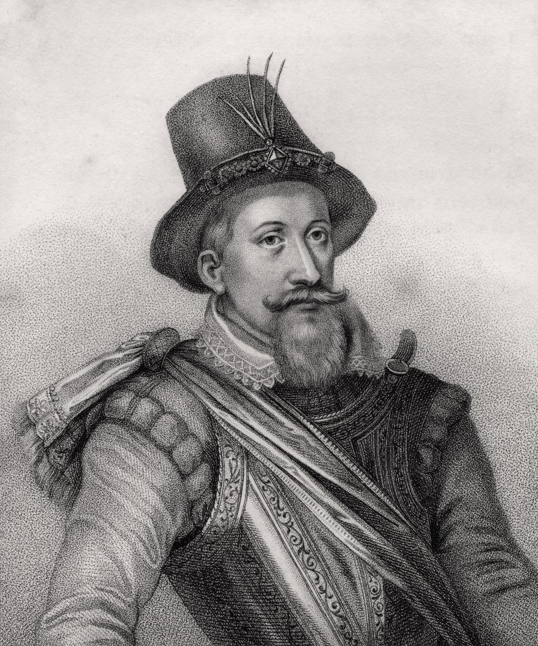 James I. von England, graviert von Bocquet, aus 