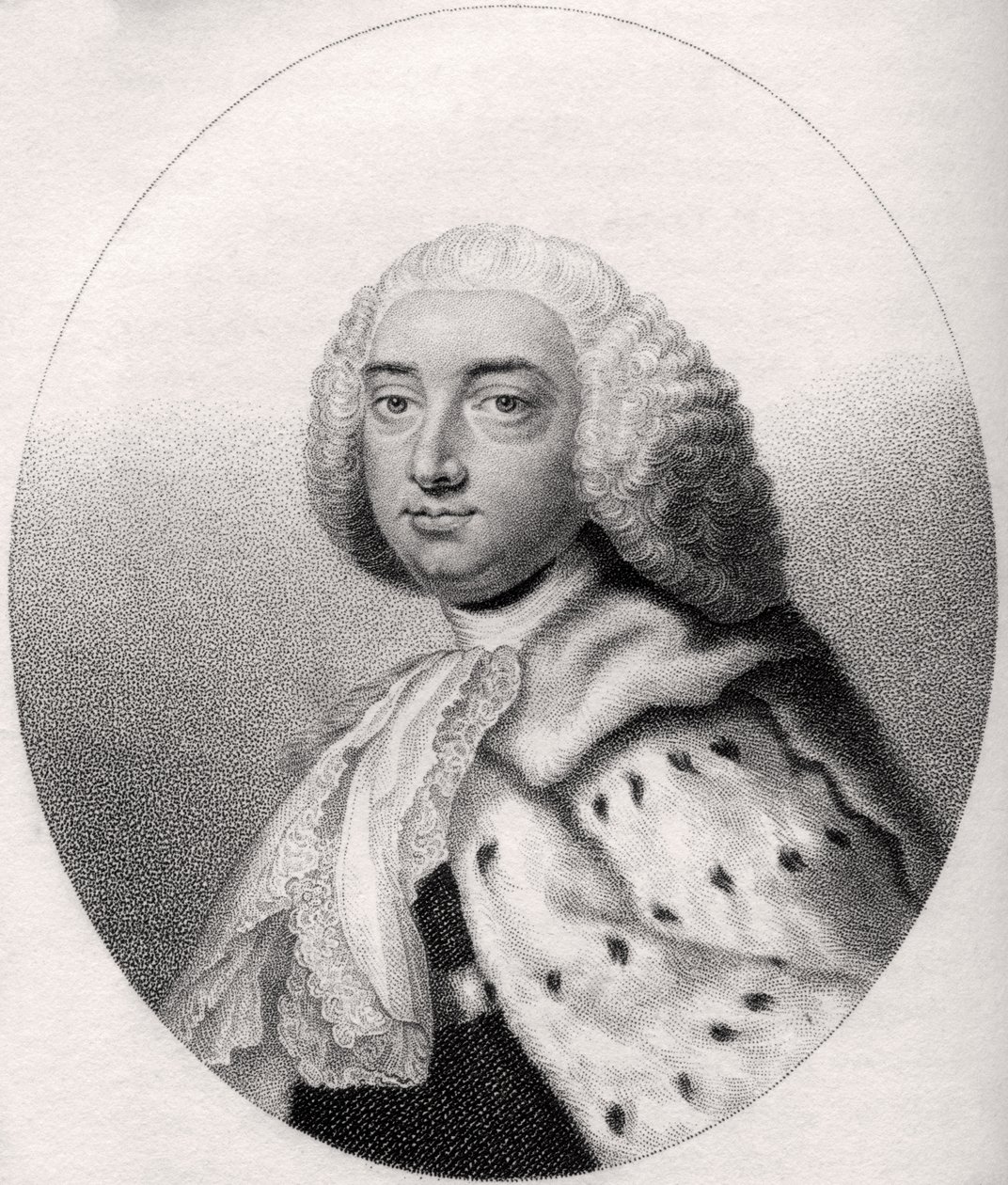 John Perceval, graviert von Freeman, Illustration aus 