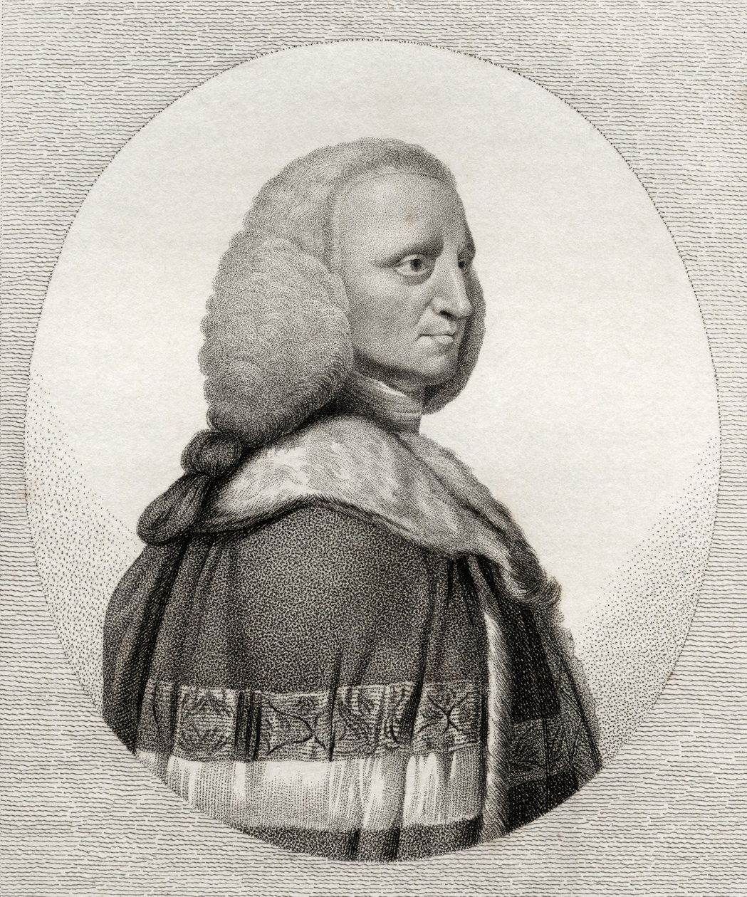 Lord George Lyttleton, graviert von Bocquet, Illustration aus 