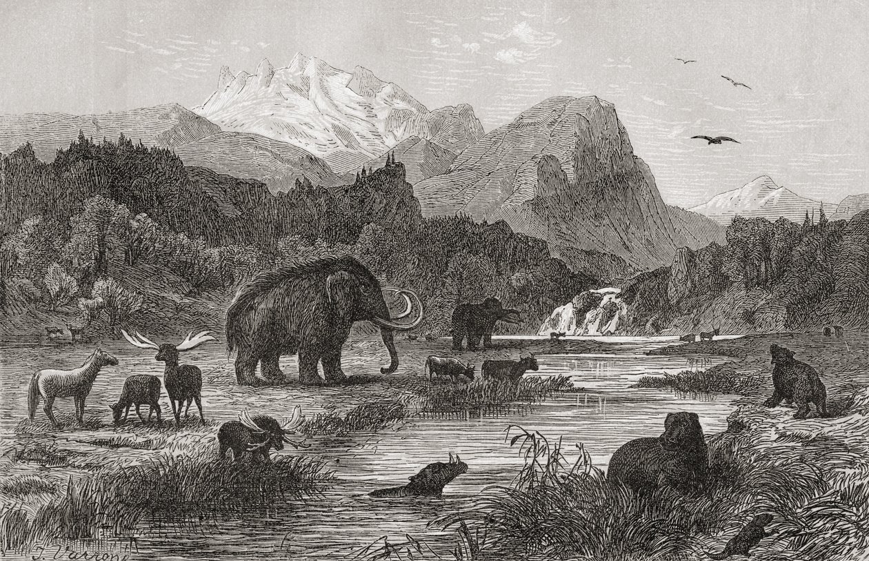 Pliozän-Landschaft von English School