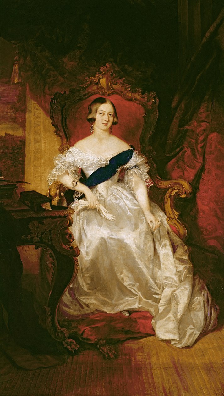 Porträt von Königin Victoria von English School