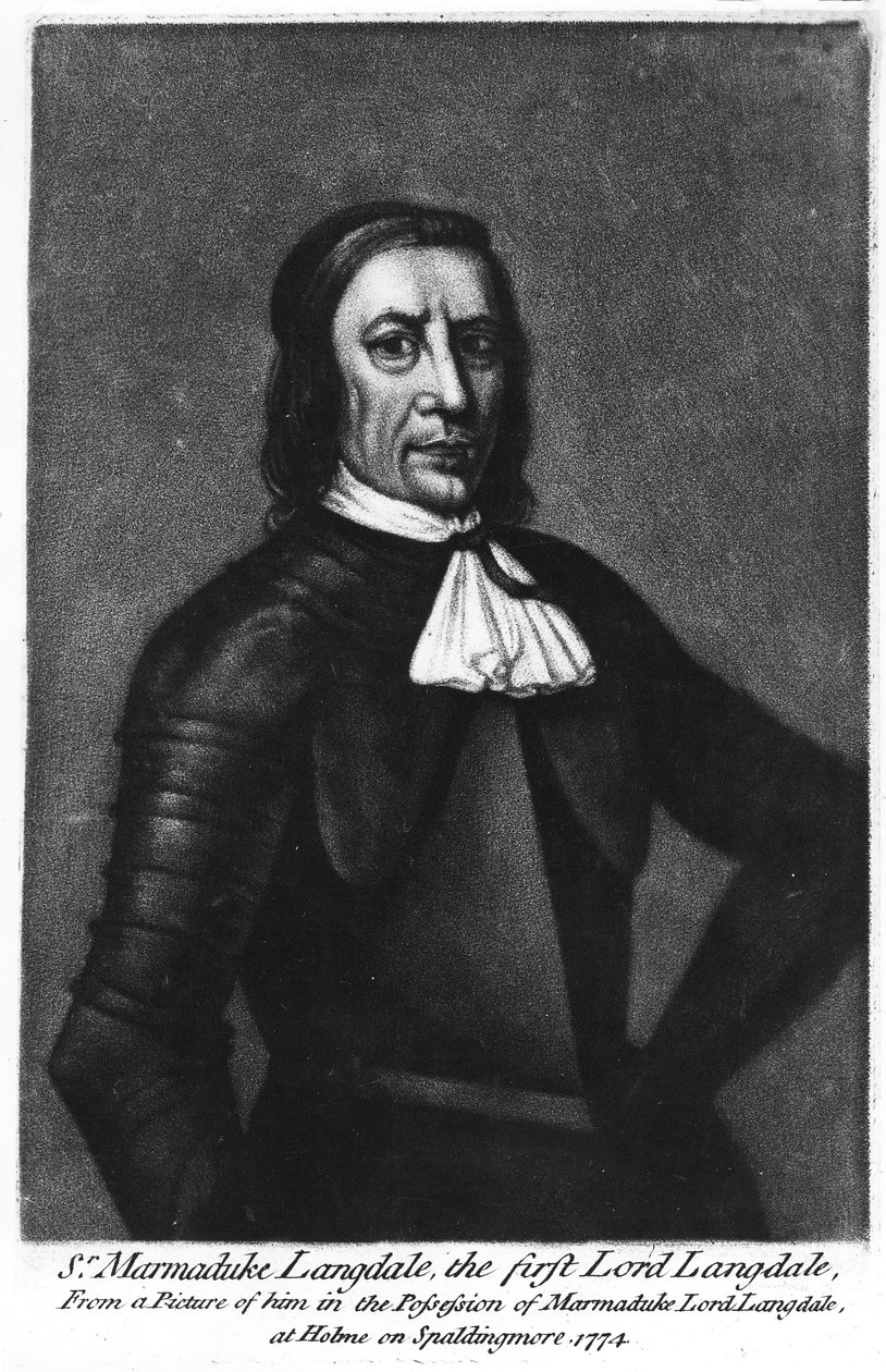 Sir Marmaduke Langdale, 1. Lord Langdale, ca. 1774 von English School