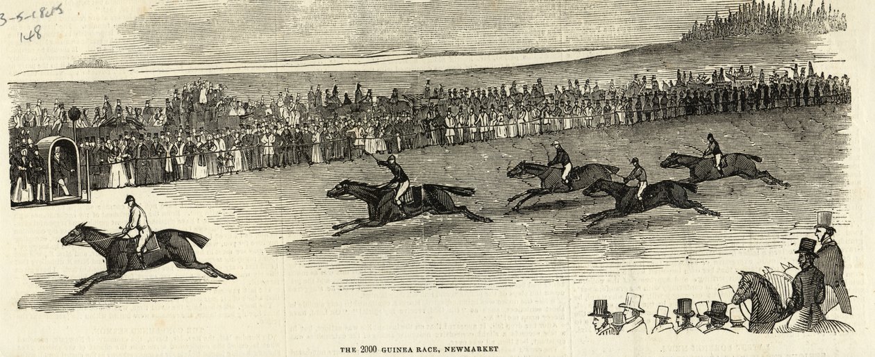 Das 2000-Guinea-Rennen, Newmarket, aus 