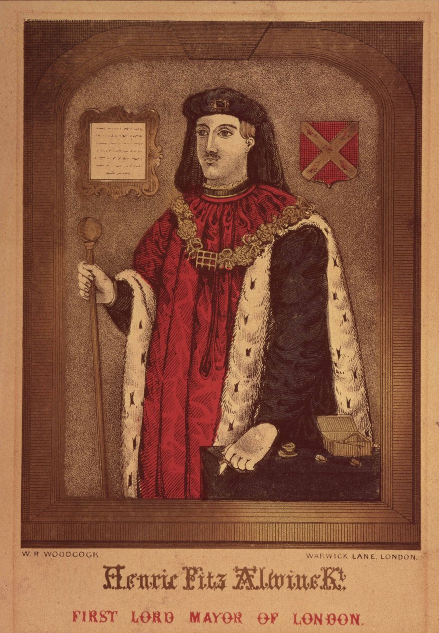 Der erste Bürgermeister von London von W. Woodcock von English School