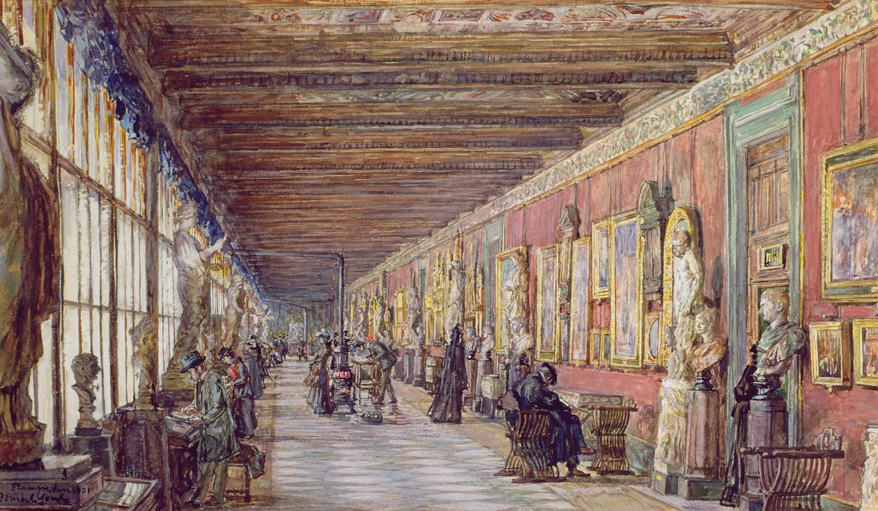 Die Lange Galerie, Die Uffizien von English School