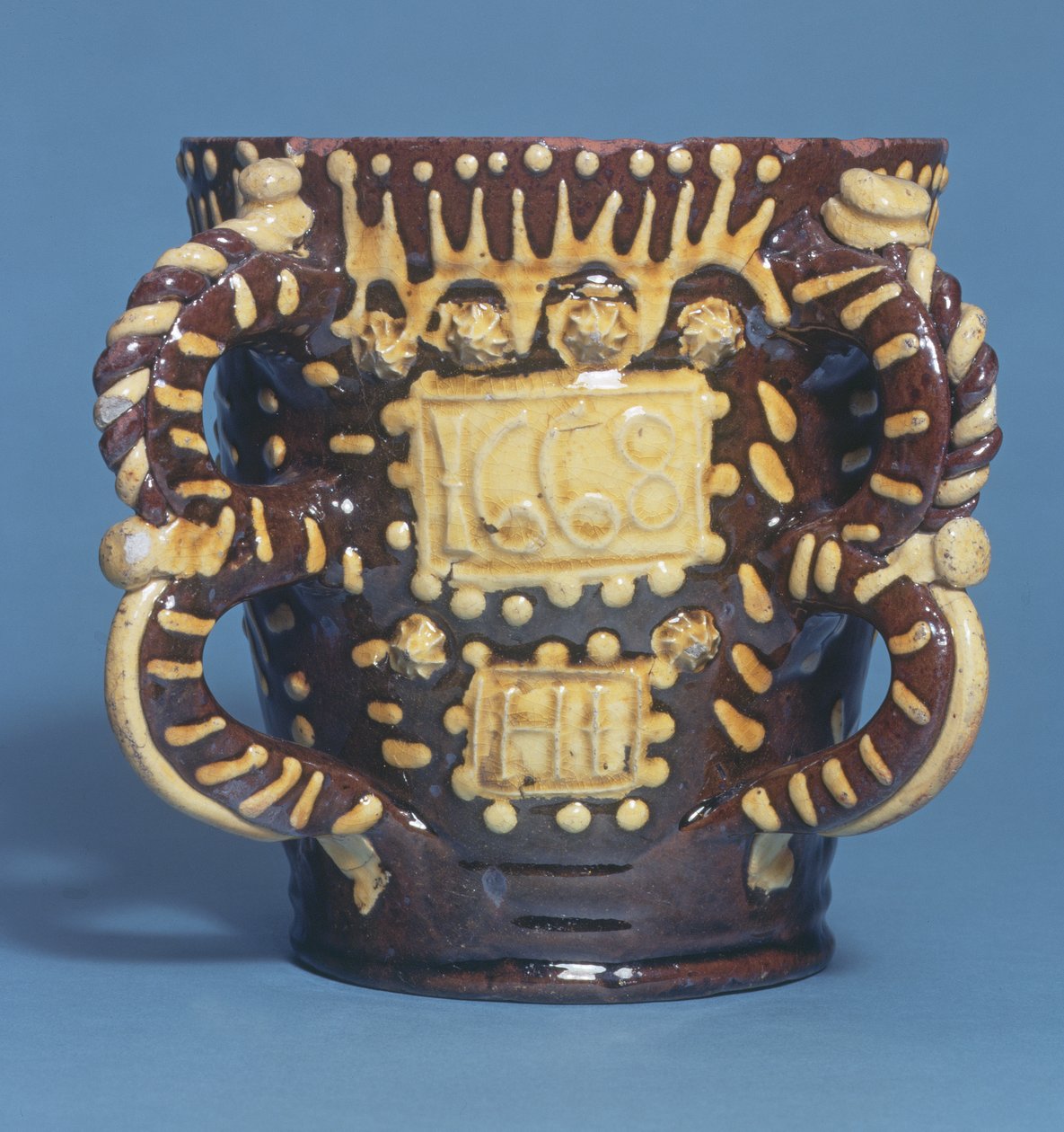 Zweihand-Tyg von Henry Ilfield, Wrotham, Kent, ca. 1668 von English School