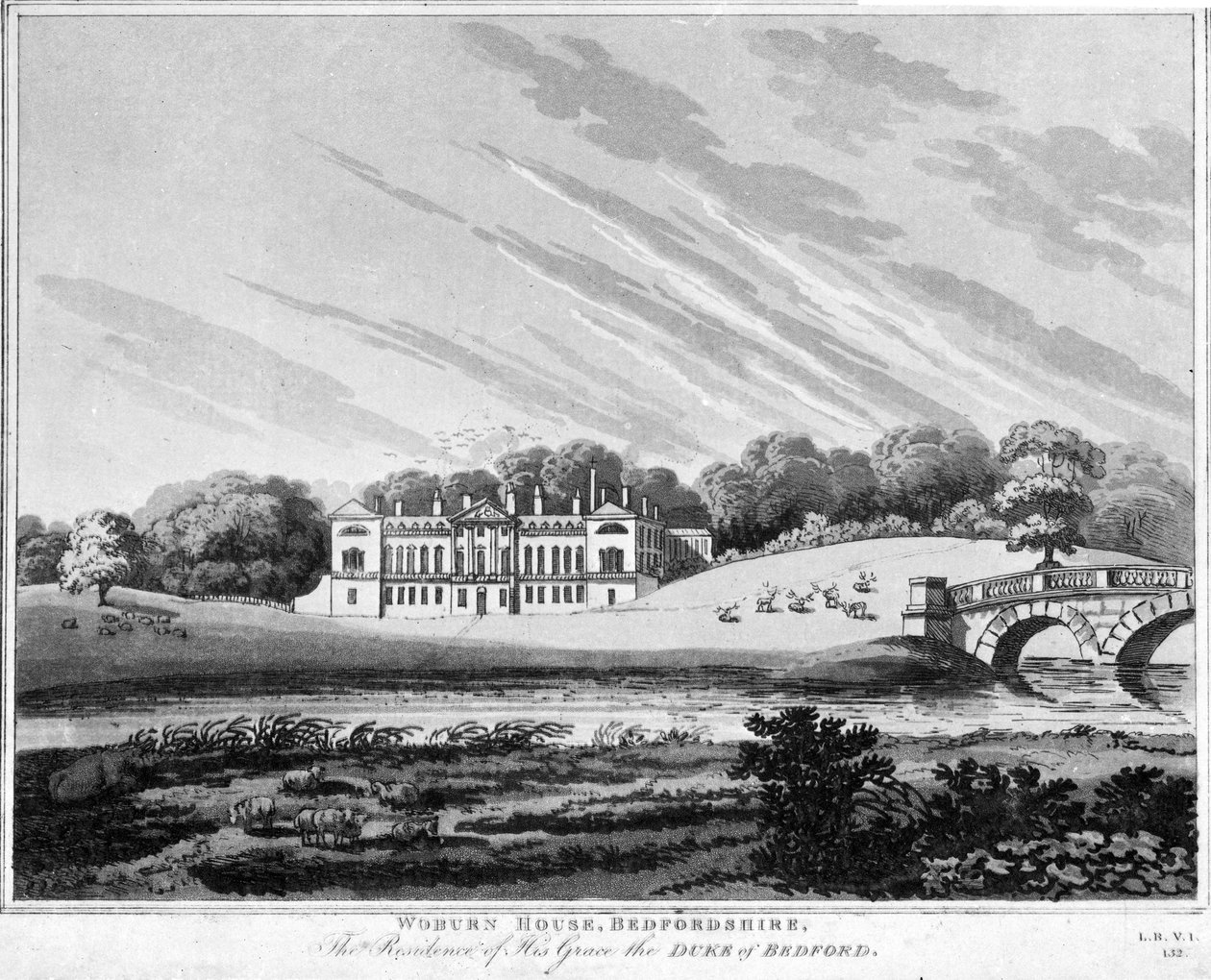 Woburn Abbey, Bedfordshire von English School