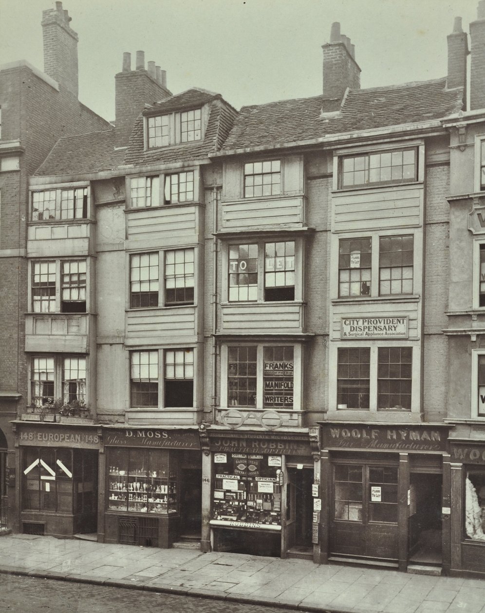 145-148 Aldersgate Street, London, 1879 von English Photographer