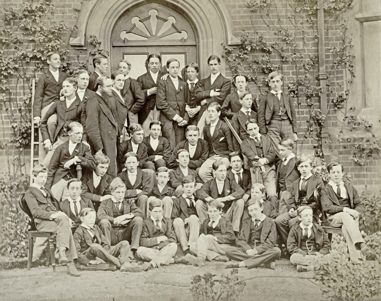 Ein Hausfotografie am Eton College, 1870er Jahre von English Photographer