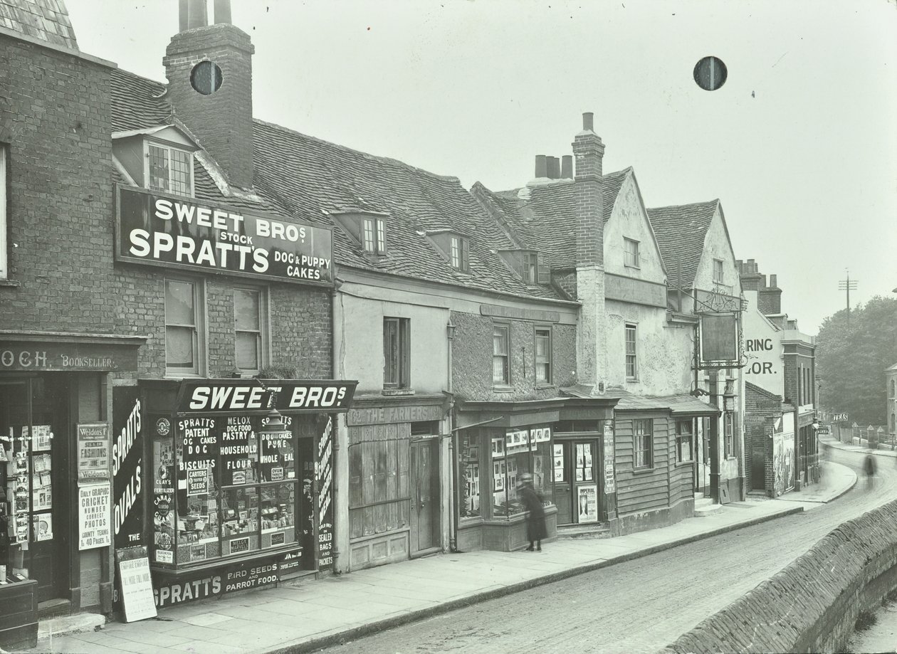 Eltham High Street: Blick nach Westen von der St. John