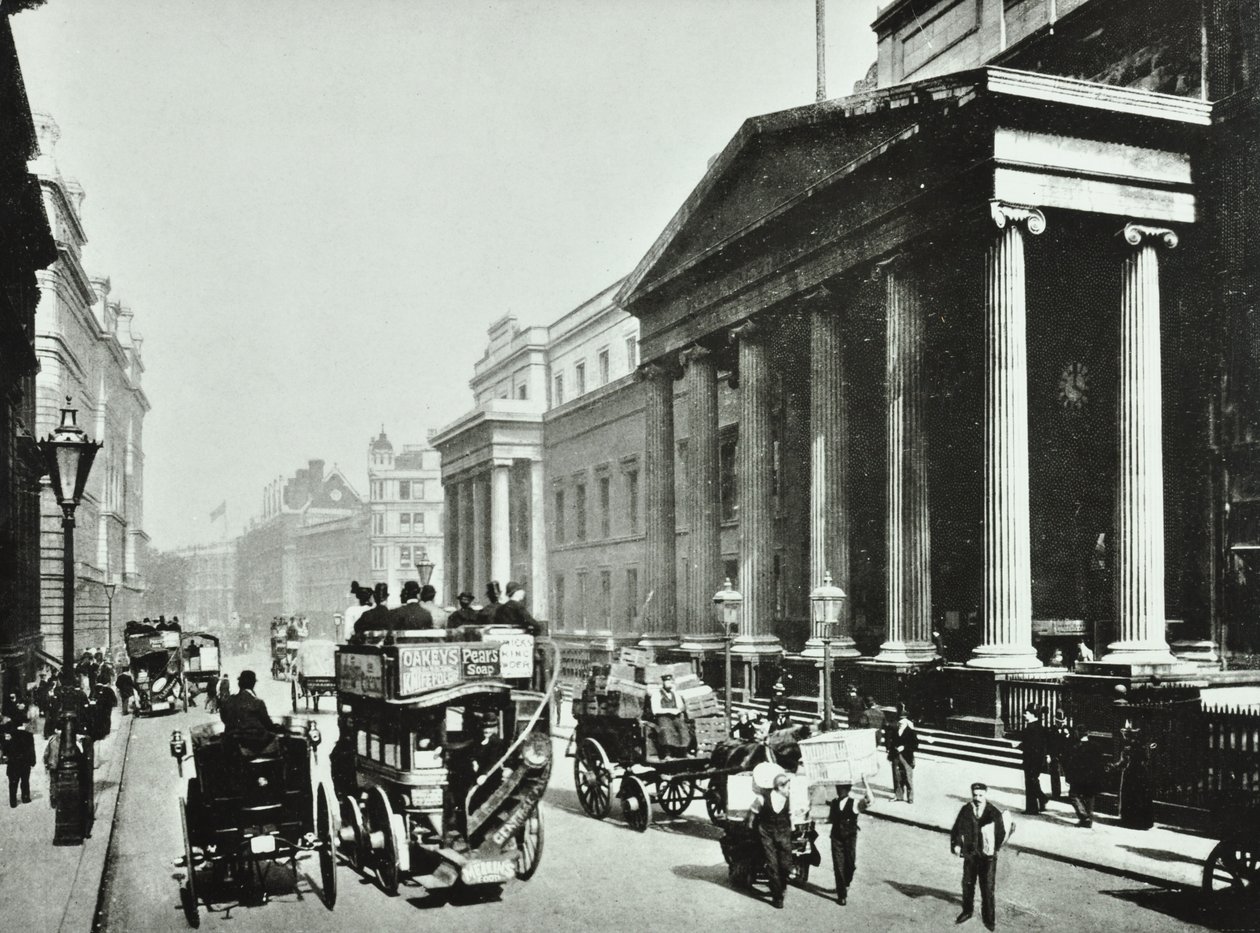 General Post Office, Saint Martins-le-Grand, City of London, 1890 von English Photographer
