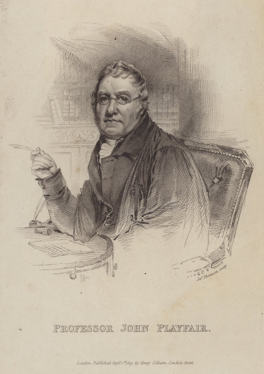 John Playfair, schottischer Mathematiker, Physiker und Geologe von English Photographer