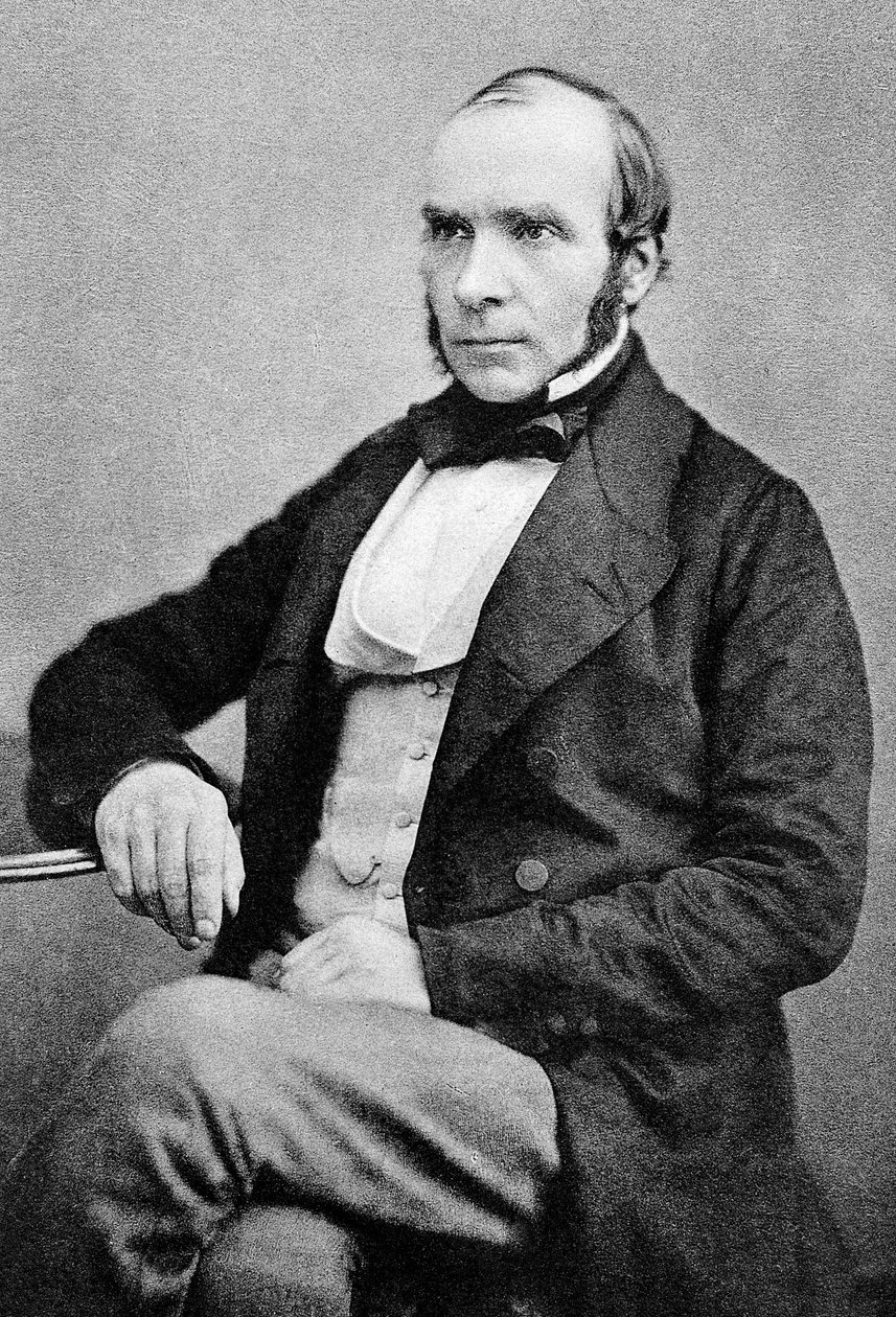 John Snow (1813-1858), englischer Arzt, bekannt für seine Arbeit in der Epidemiologie, Autotypie 1856, veröffentlicht 1887 (Autotypie) von English Photographer