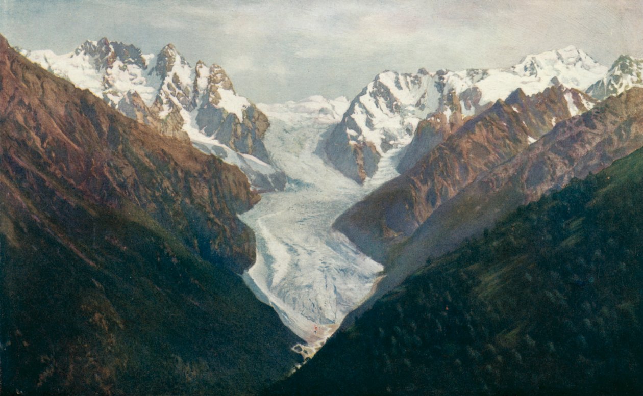 Karagom-Gletscher, Kaukasusgebirge von English Photographer