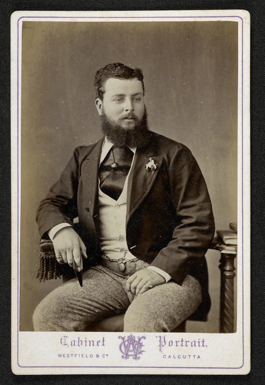 Porträt von Mr. Godfrey Freeman, Indigo-Pflanzer, Lohurria, Bihar, fotografiert in Kalkutta von English Photographer