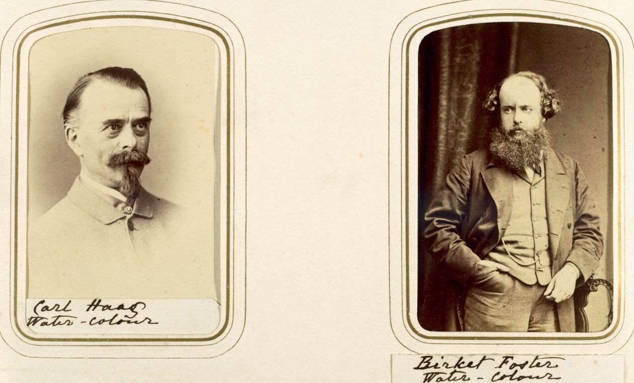 Porträts von Carl Haas und Myles Birket Foster von English Photographer