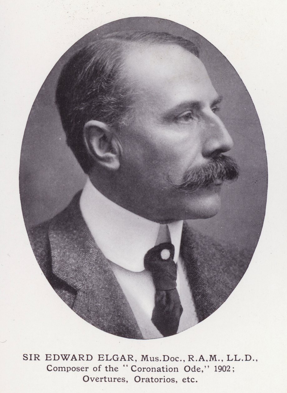 Prominente Männer von London: Sir Edward Elgar von English Photographer