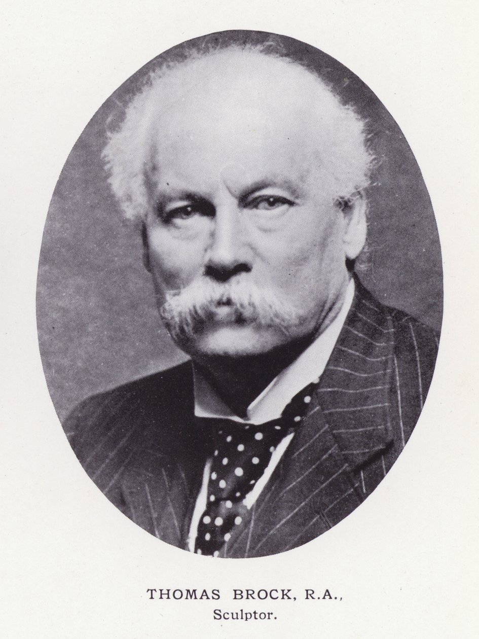 Prominente Männer von London: Thomas Brock von English Photographer