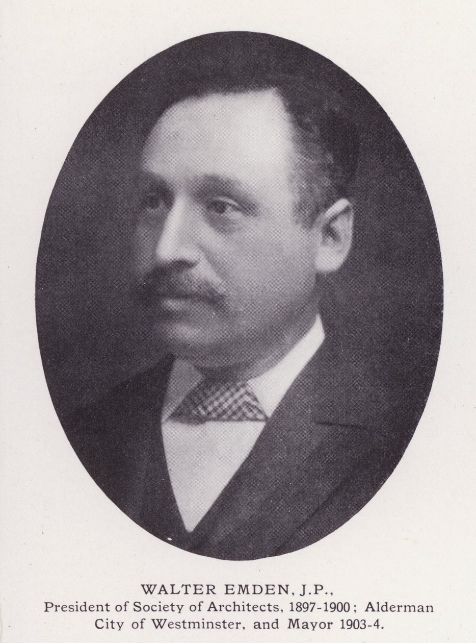 Prominente Männer von London: Walter Emden von English Photographer