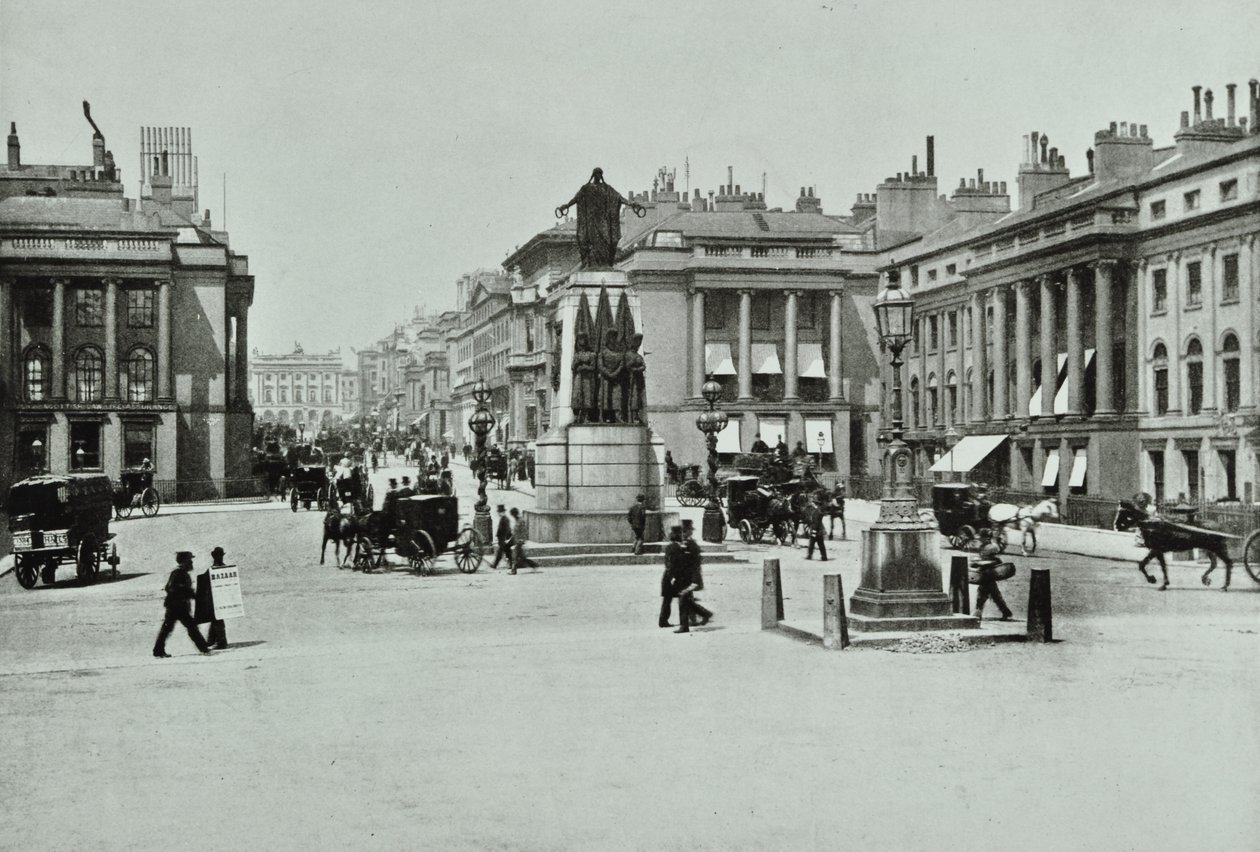 Regent Street, Westminster LB: Waterloo Place Blick zu Regent Street, 1896 von English Photographer