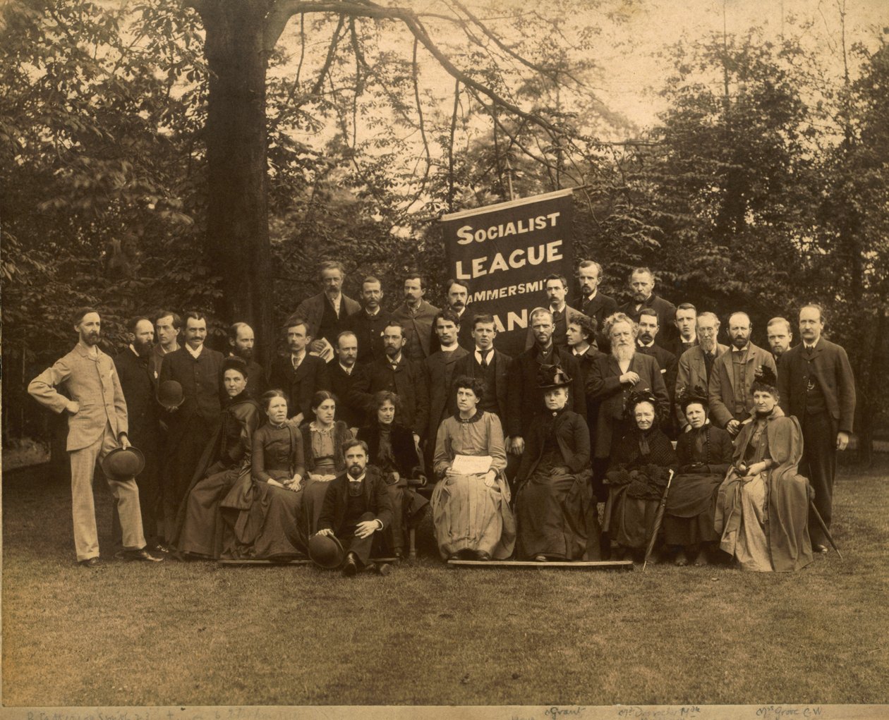 Die Hammersmith-Filiale der Sozialistischen Liga von English Photographer