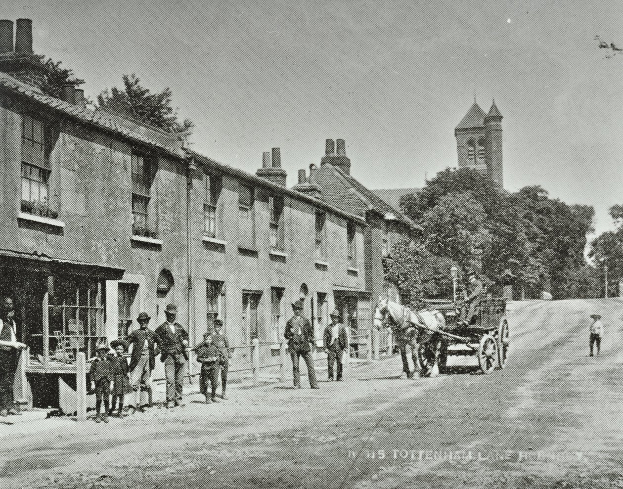 Tottenham Lane, Hornsey: Vorderansichten, 1893 von English Photographer