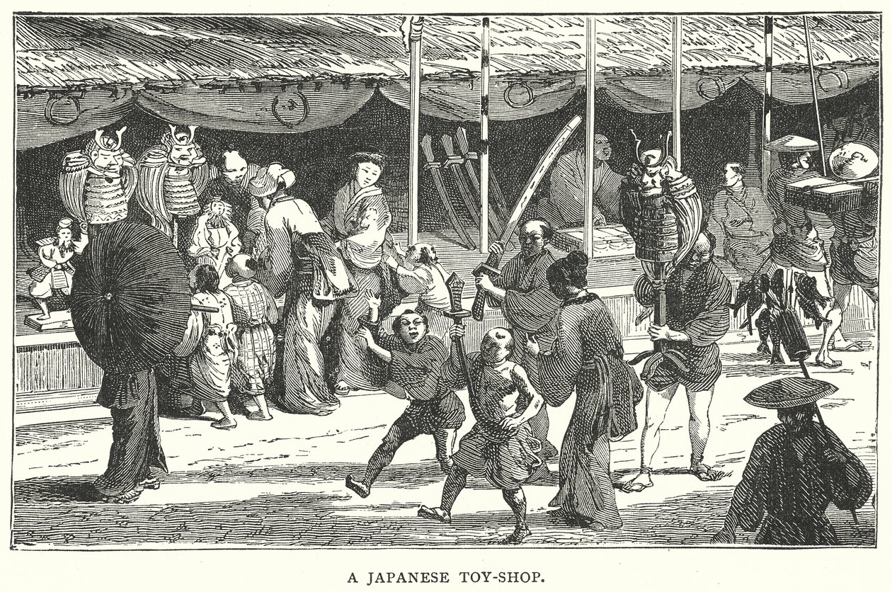 Ein japanischer Spielzeugladen von English School