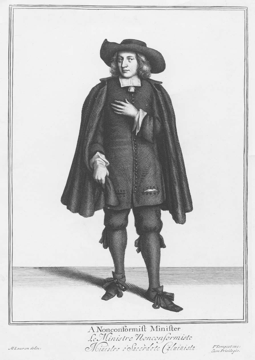 Ein nonkonformistischer Prediger aus den Rufen von London von English School