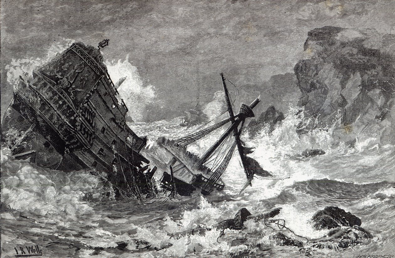 Ein Septembersturm, 1588, aus 
