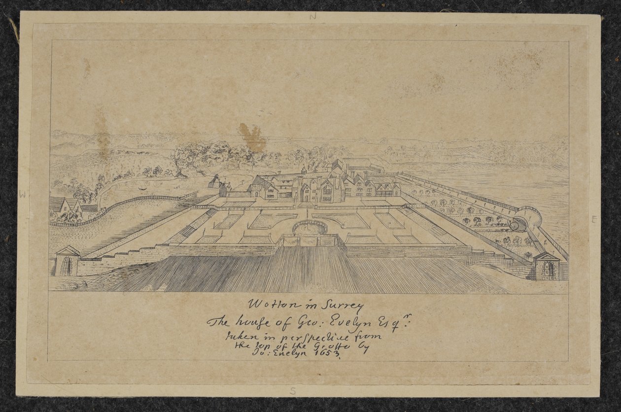 Wotton in Surrey: Das Haus von Geo. Evelyn Esq von English School