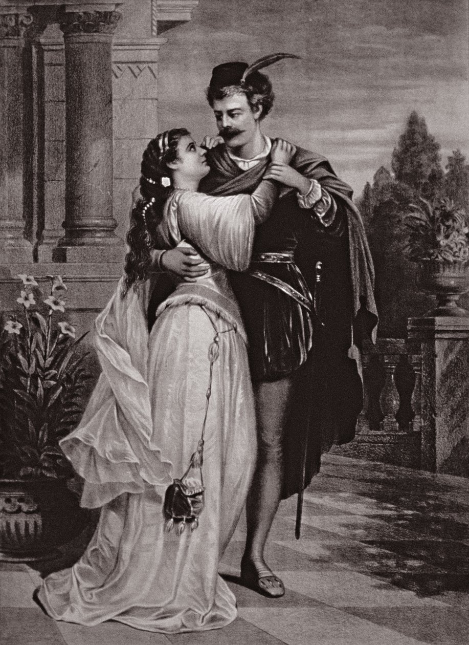 Werbung für Romeo und Julia im Opernhaus von English School