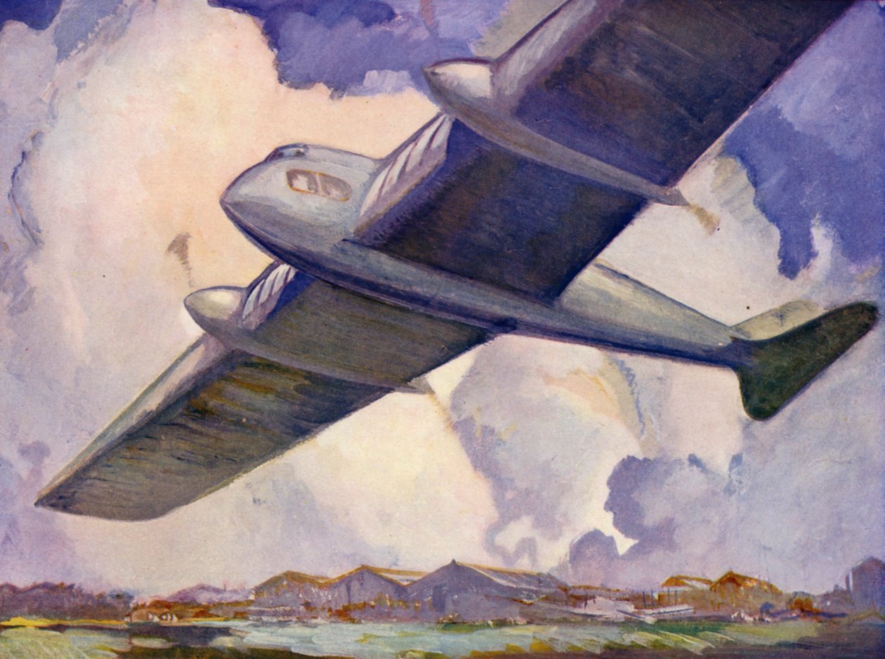 Flugzeug der Zukunft von English School
