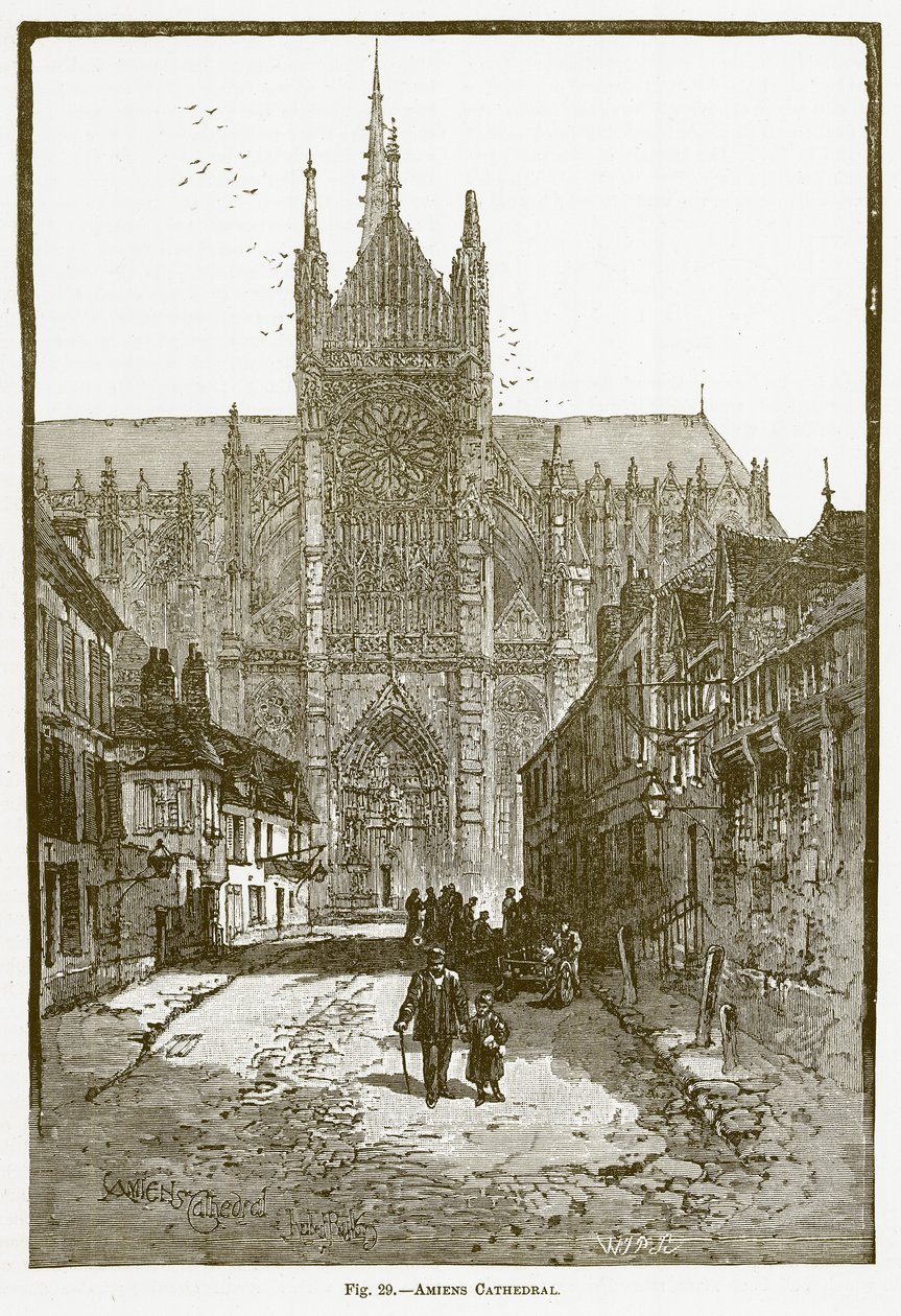 Kathedrale von Amiens von English School