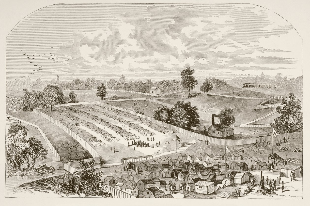 Andersonville-Gefängnis von English School