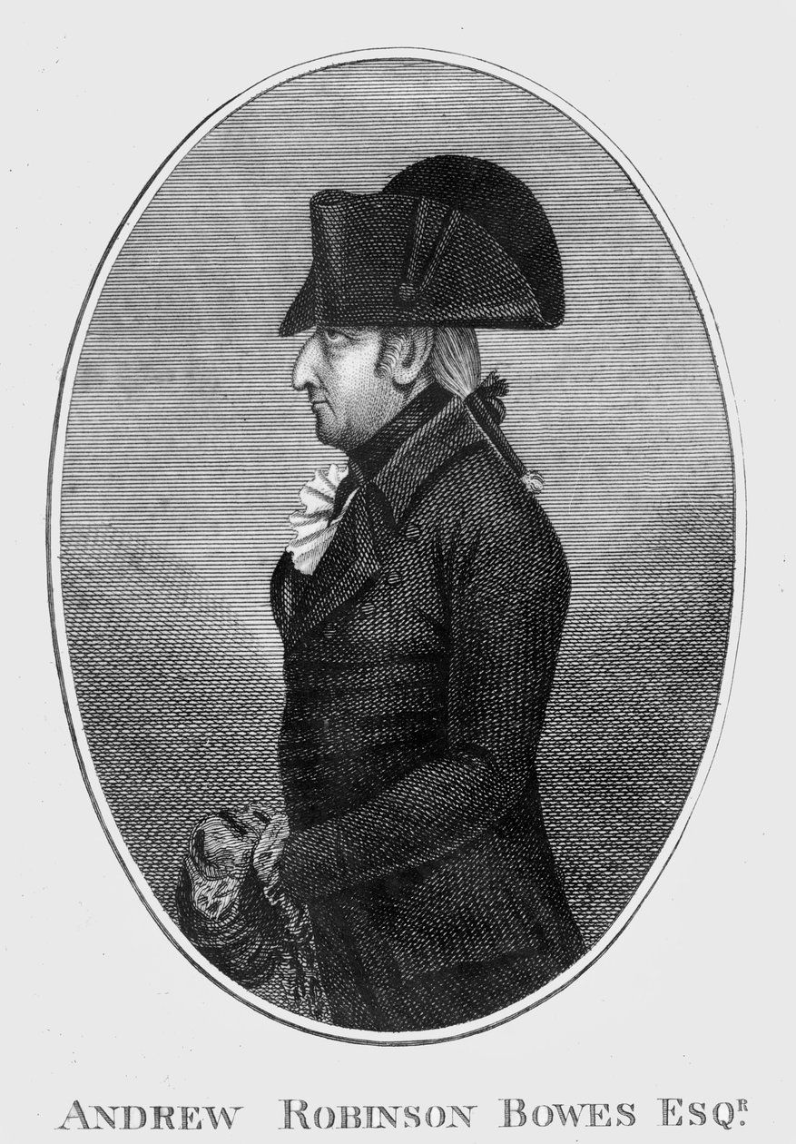 Andrew Robinson Bowes (geboren Stoney) von English School